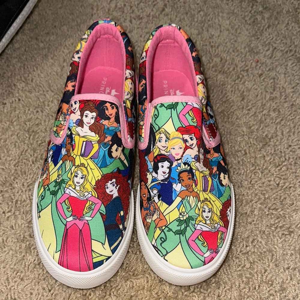 Disney Princess Multicolor Slip-On Shoes